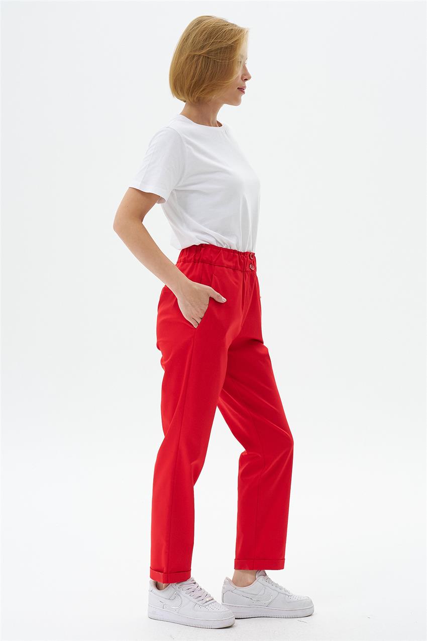 Pants-Red P5205-34