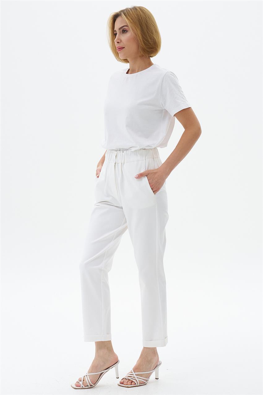 Pants-White P5205-02