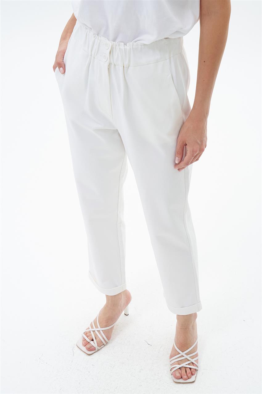 Pants-White P5205-02