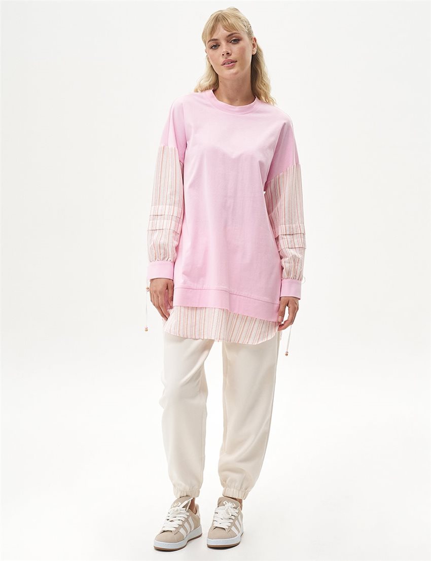 Sweatshirt-Sugar pink KA-B24-31019-220