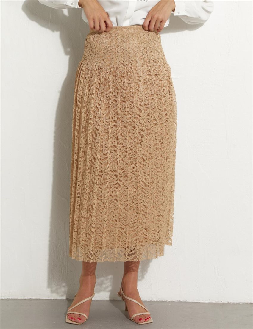 Skirt-Sand Beige KA-A23-12011-581