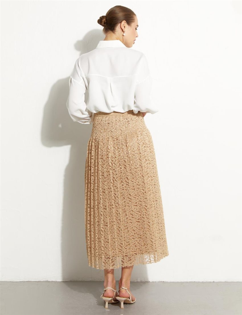 Skirt-Sand Beige KA-A23-12011-581