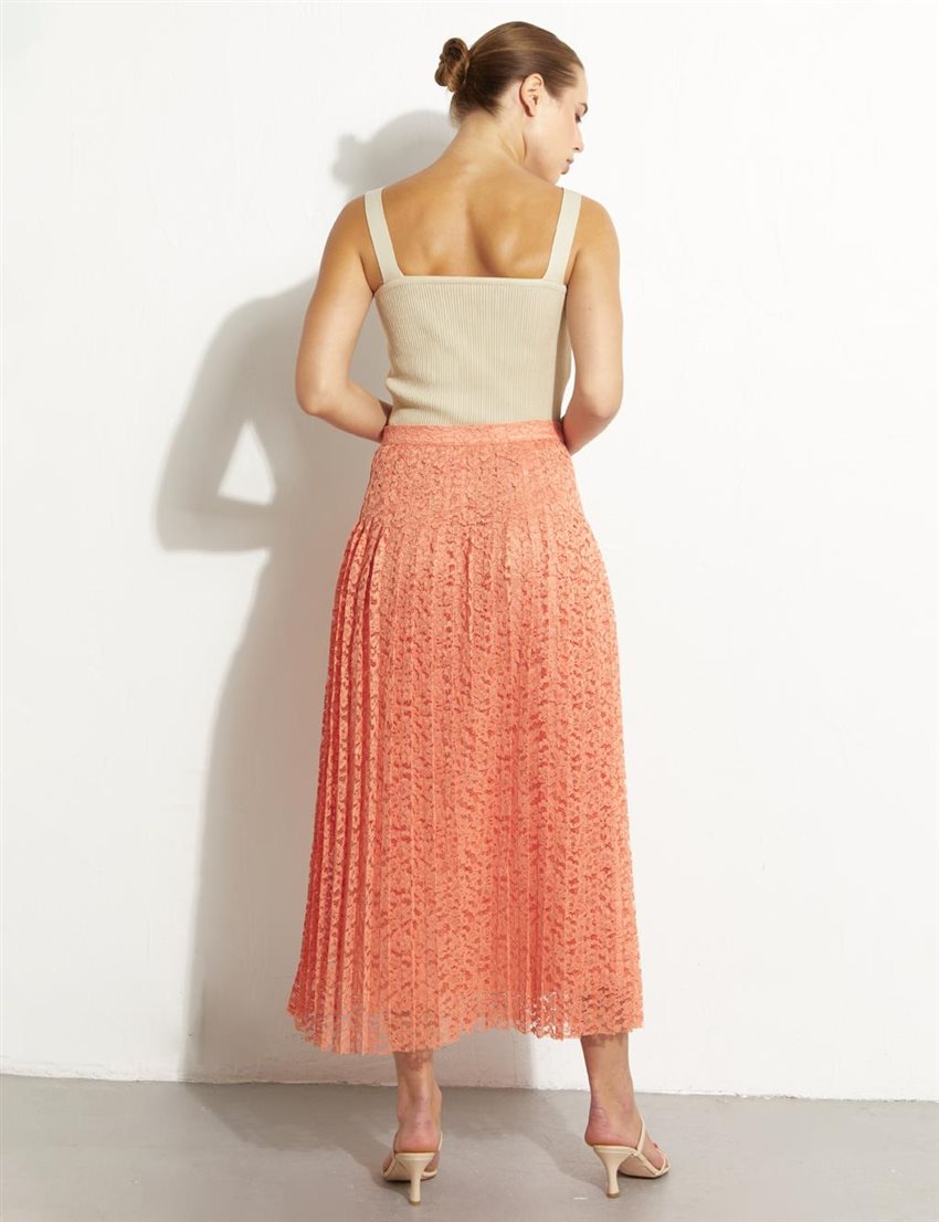 Skirt-Peach KA-A23-12011-141