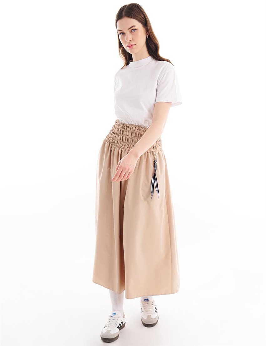 Skirt-Beige KA-B24-12018-08