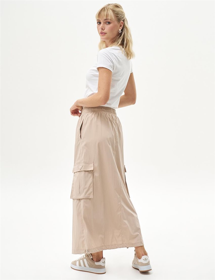 Skirt-Beige KA-B24-12017-08