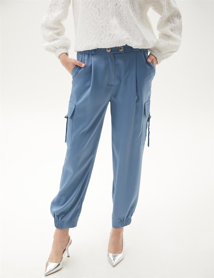 Pants-Blue KA-B24-19071-321