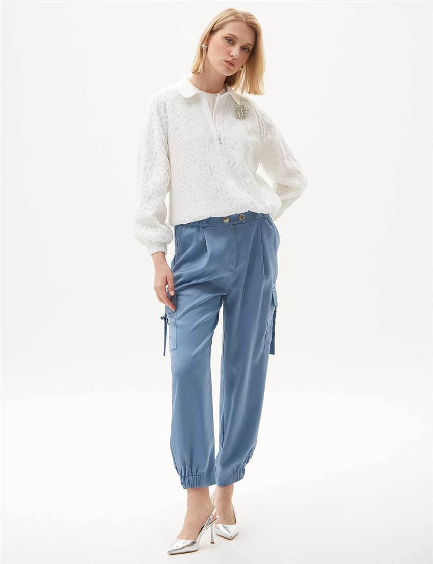 Pants-Blue KA-B24-19071-321