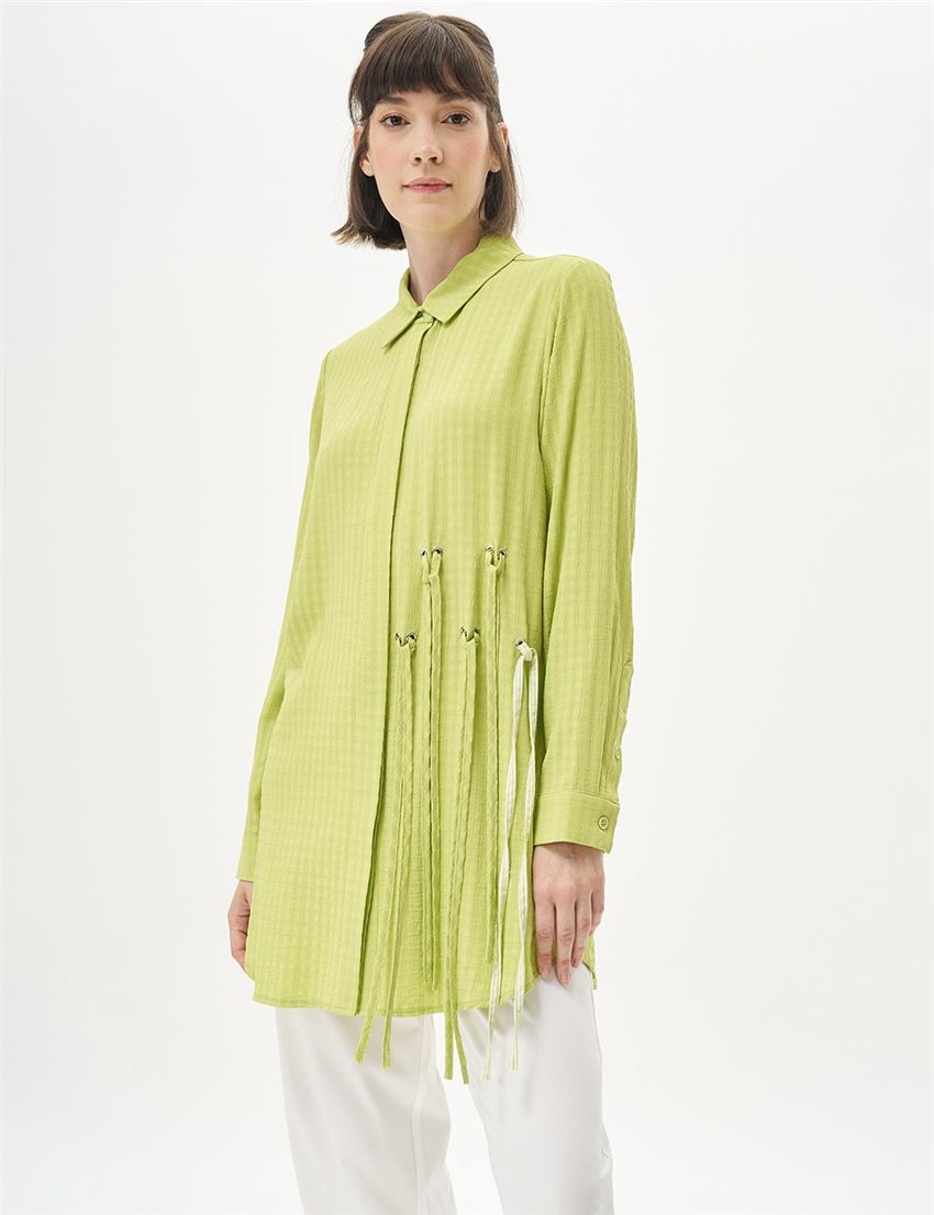 Tunic-Pistachio Green KA-B24-21092-586