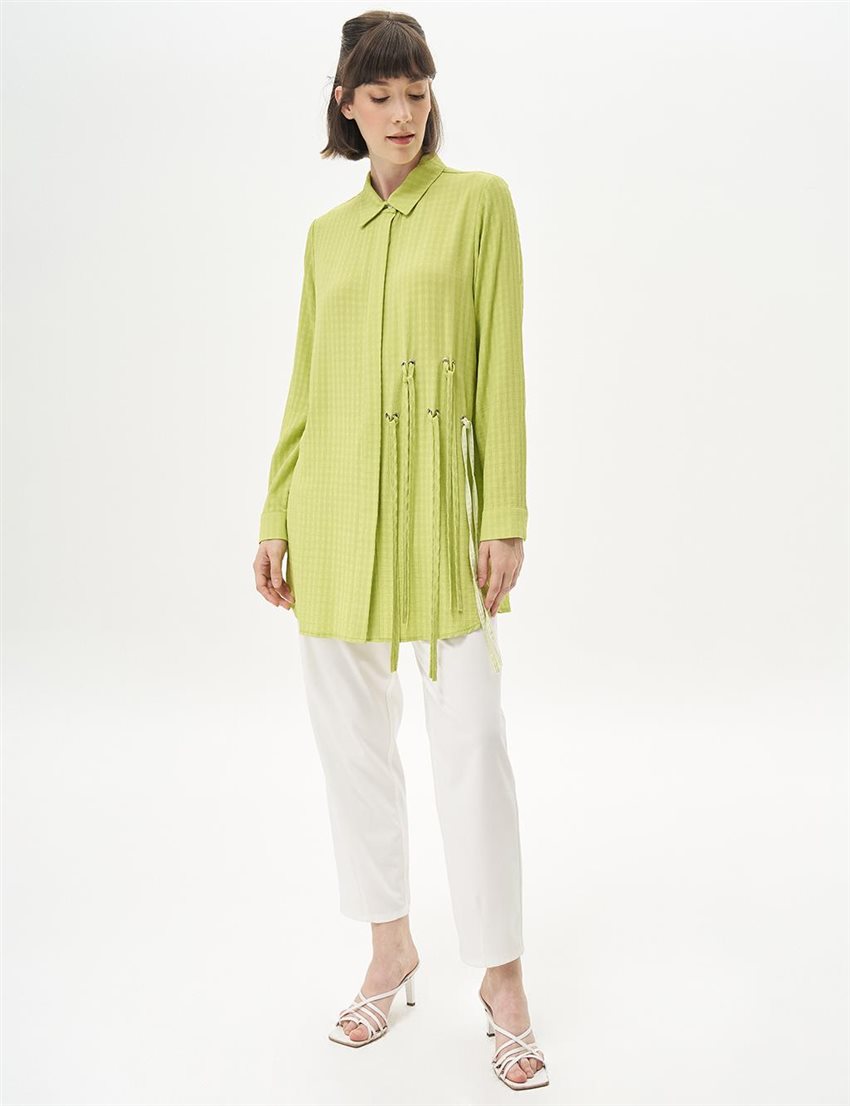 Tunic-Pistachio Green KA-B24-21092-586