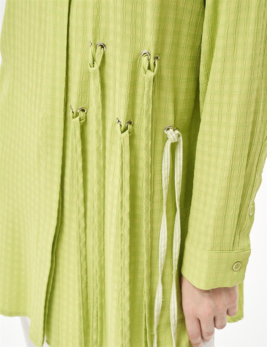 Tunic-Pistachio Green KA-B24-21092-586