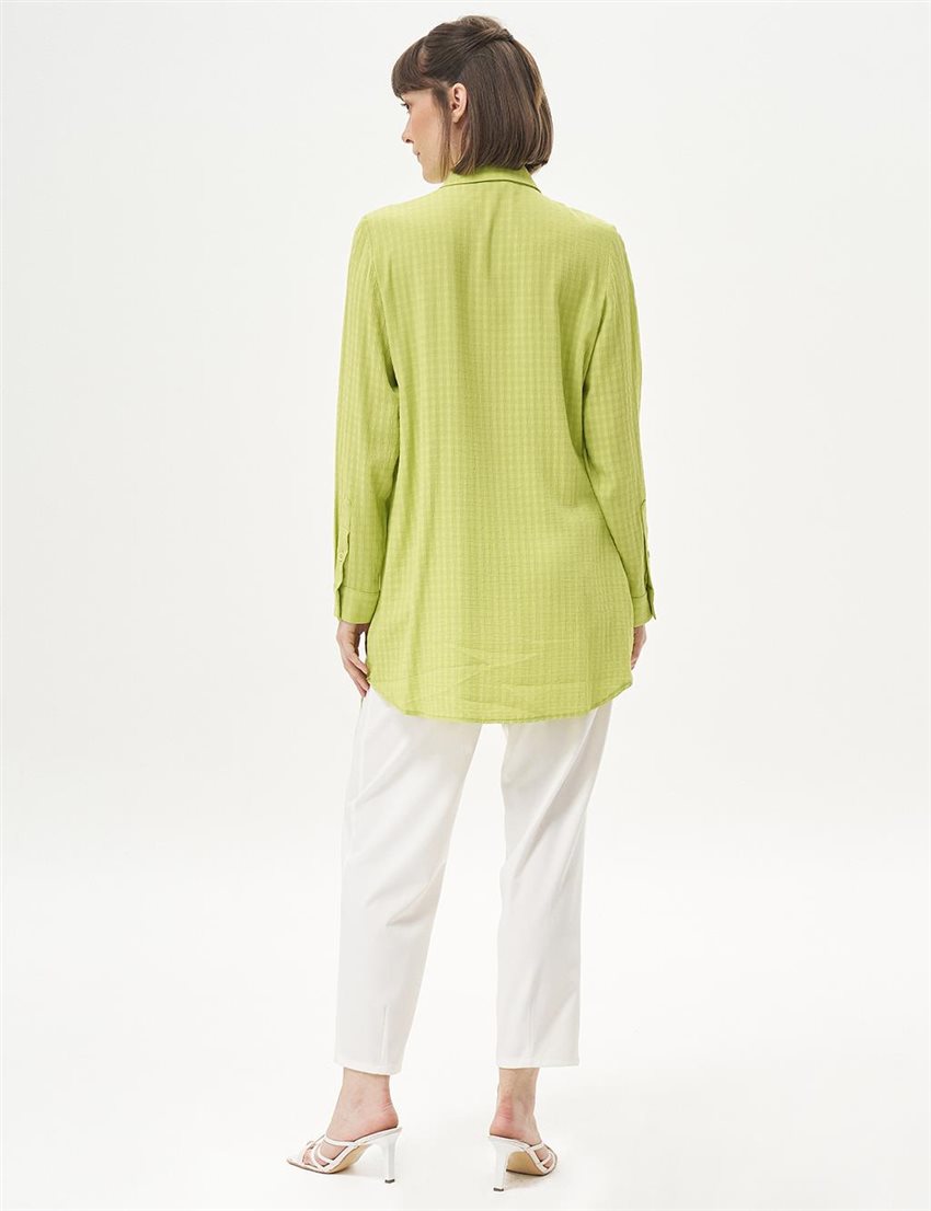 Tunic-Pistachio Green KA-B24-21092-586