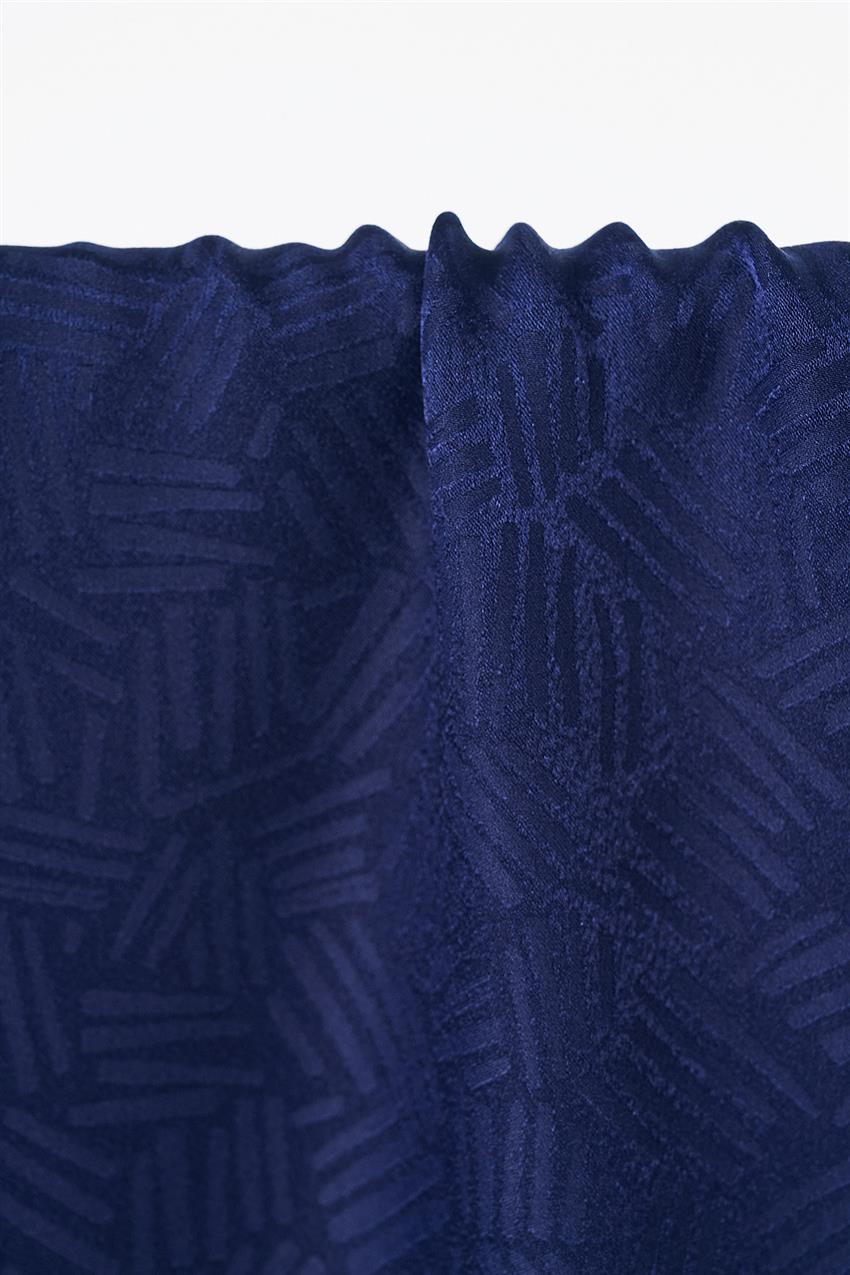 Shawl-Navy Blue 18282C-17