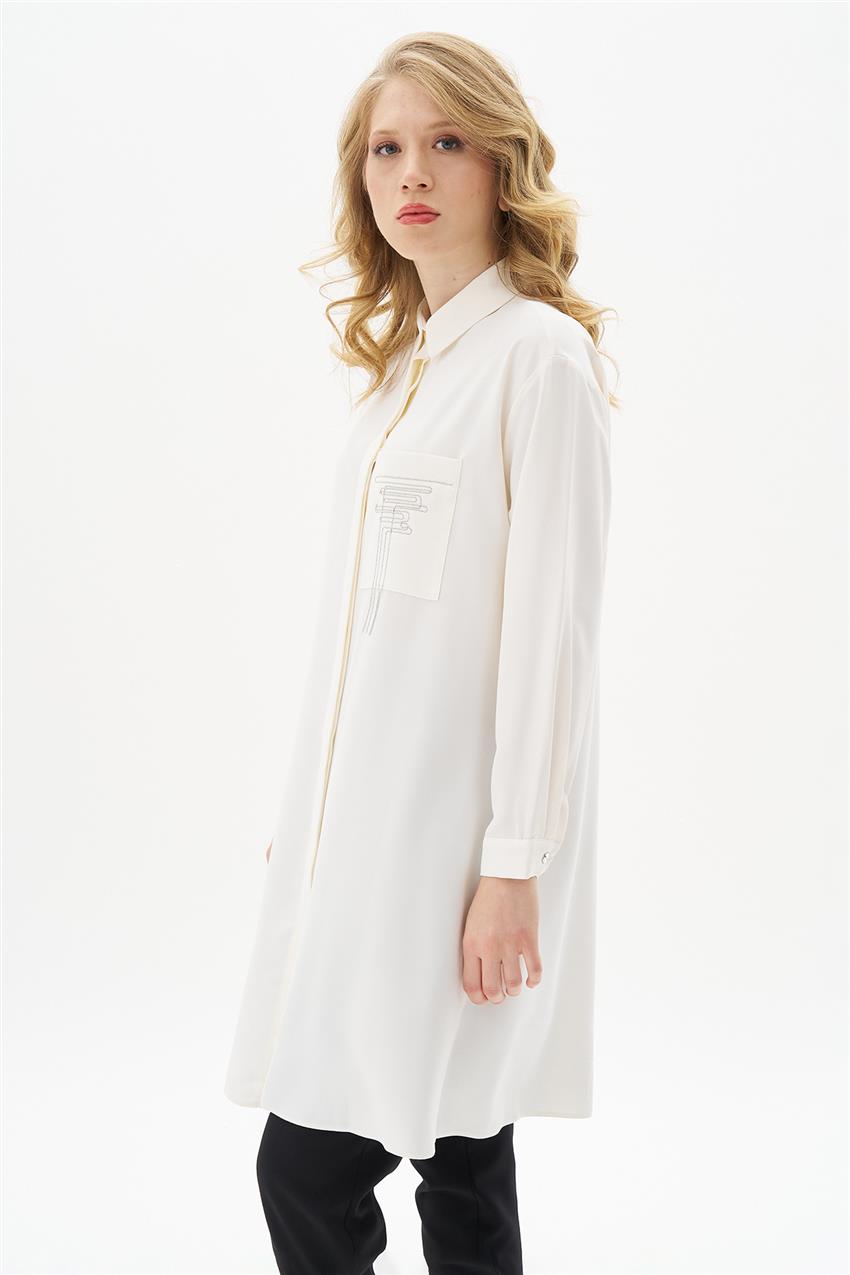 Tunic-Ecru T-1327-R1068