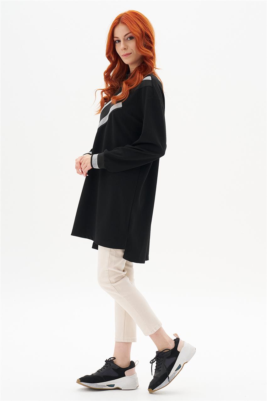 Tunic-Black 24KT418-2261