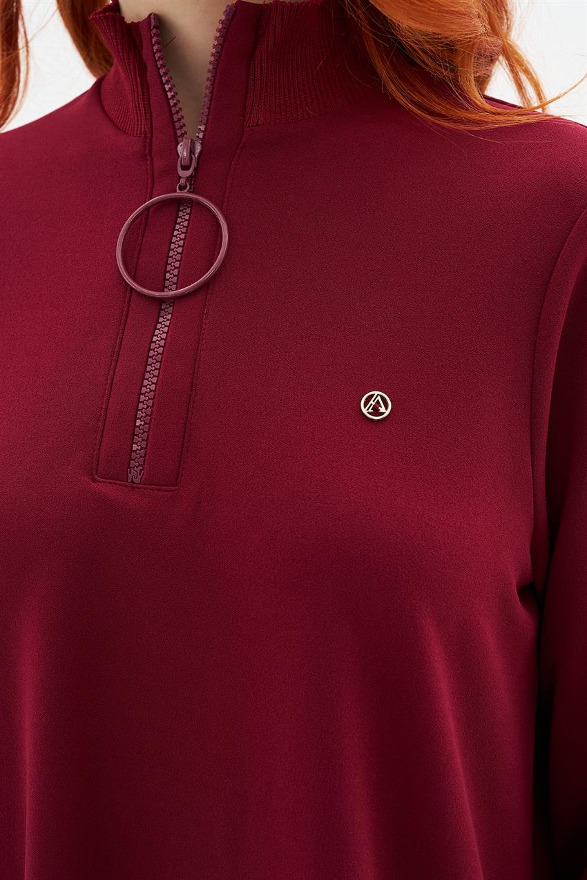 Tunic-Claret Red 24KT436-1474