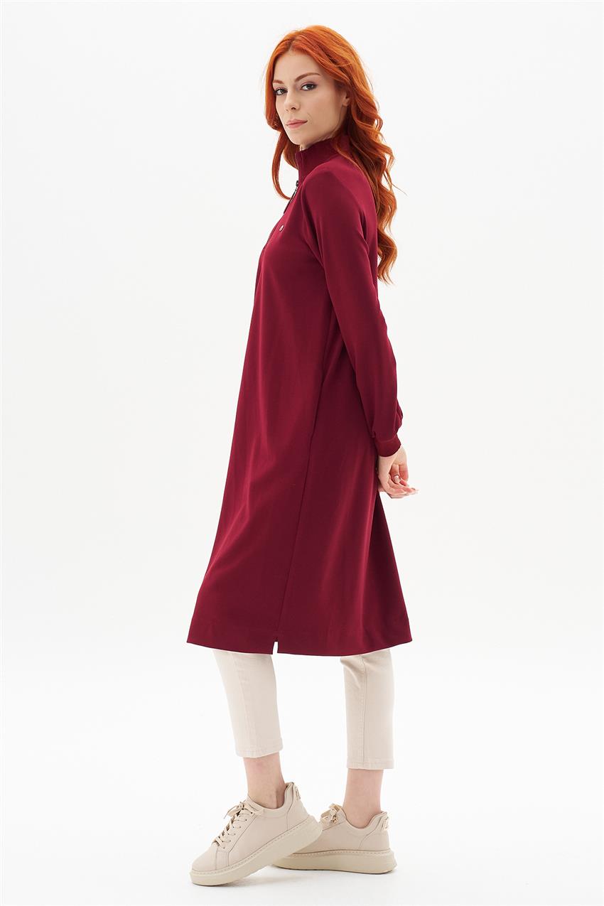 Tunic-Claret Red 24KT436-1474